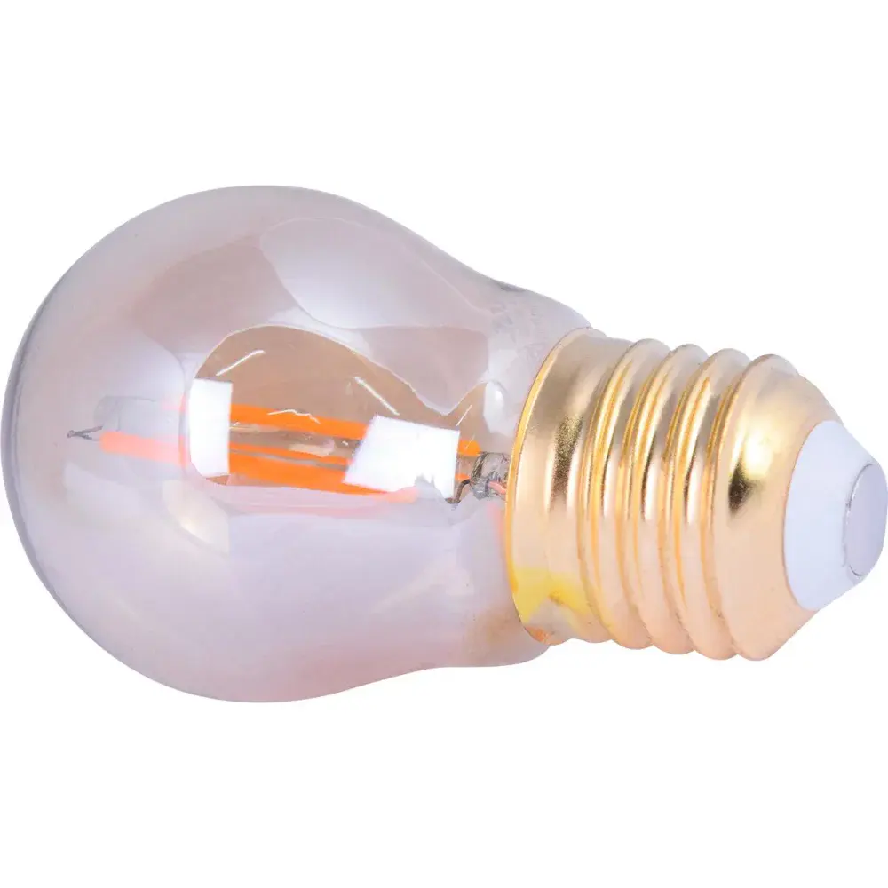 Lâmpada led filamento vintage globo G45 bivolt Liege — fotografia 3