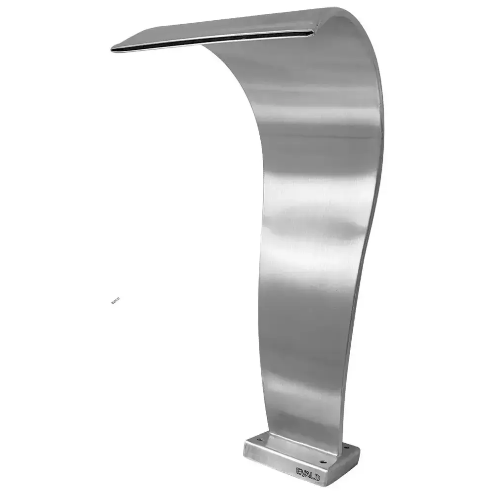 Cascata Piscina 50 x 25 CM em Aço Inox Legítimo Naja Baby EVALD — fotografia 4