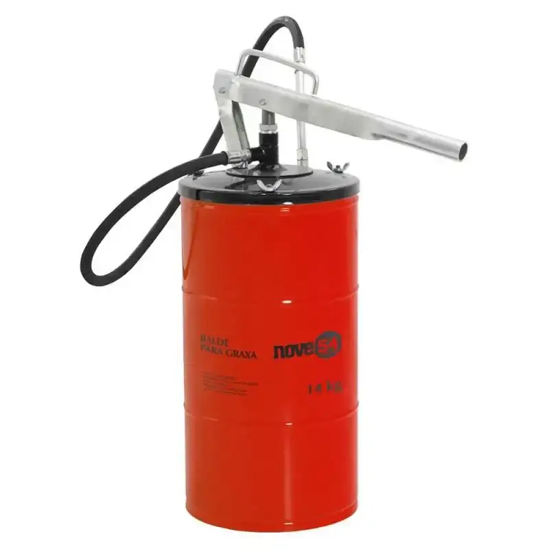 Bomba para graxa manual 14 KG com compactador Nove54