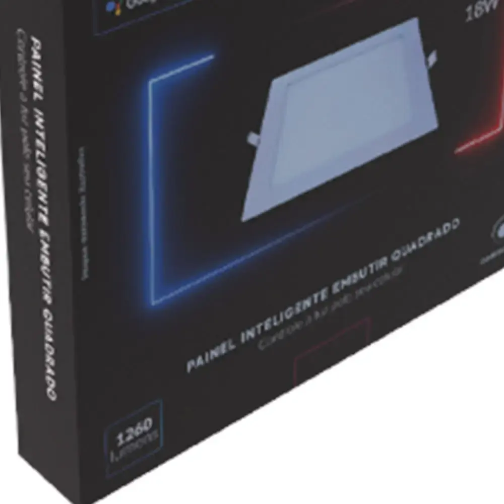 Painel led 18W inteligente NEO RGB embutir quadrado 2700K a 6500K Avant — fotografia 5