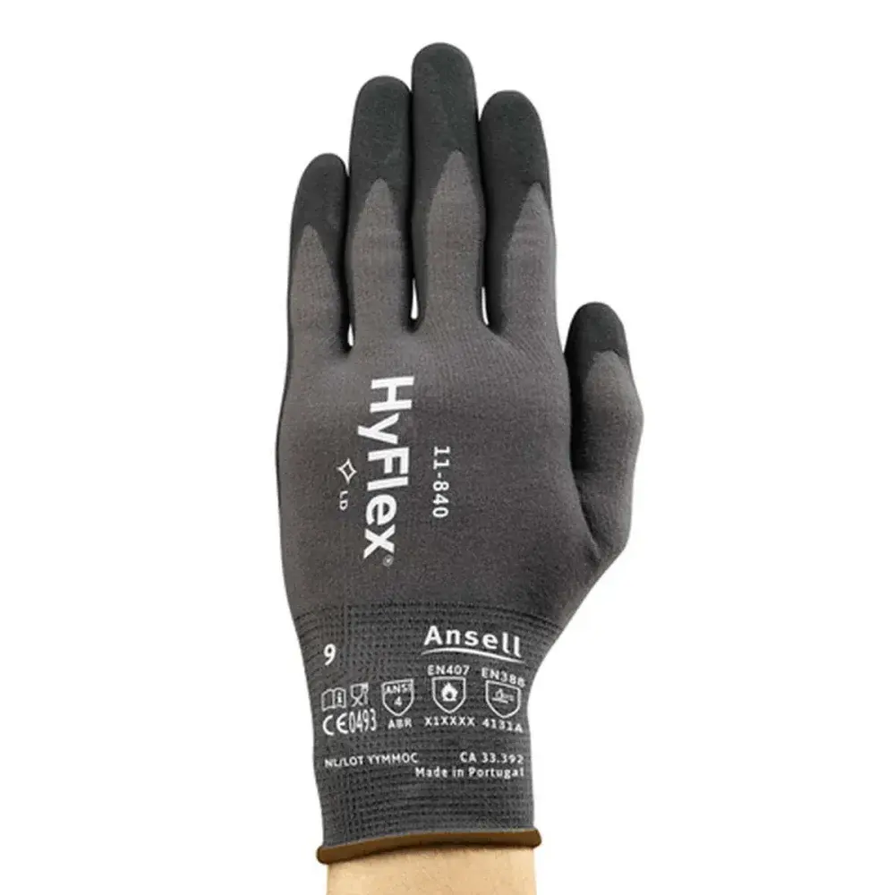 Luva poliam hyflex modelo 11-840 T09 CA33392 da Ansell