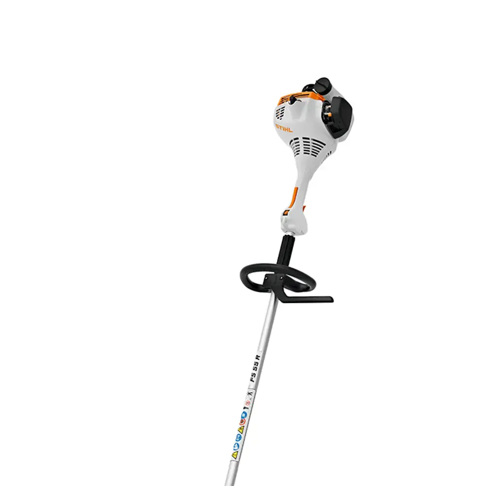 Roçadeira combustão a gasolina 1,0 CV 27,2 CC lâmina 2 facas FS 55 r Stihl — fotografia 2