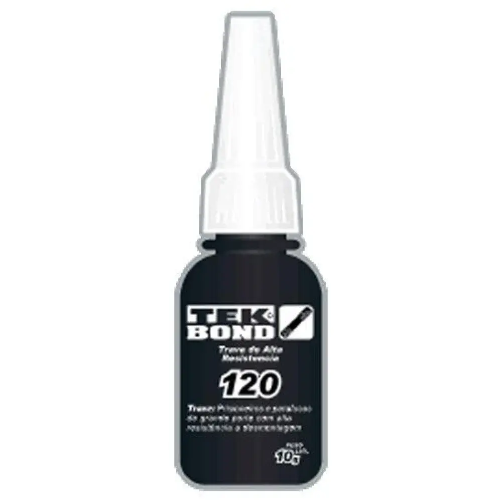 Adesivo trava rosca alto torque 120 blister 10GR Tekbond — fotografia de referência