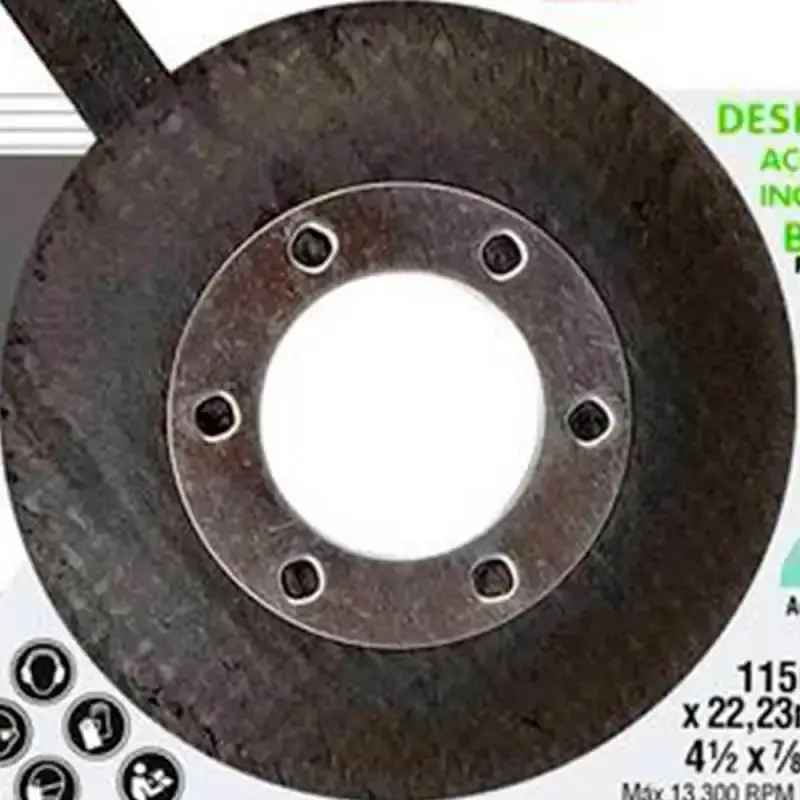 Disco de lixa flap 4.1/2 POL grão 60 kit 50 unidades classic basic Norton — fotografia 3