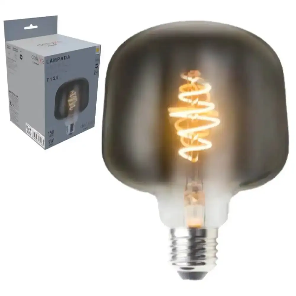 Lâmpada LED retrô black T125 5W 2200K Avant — fotografia 2