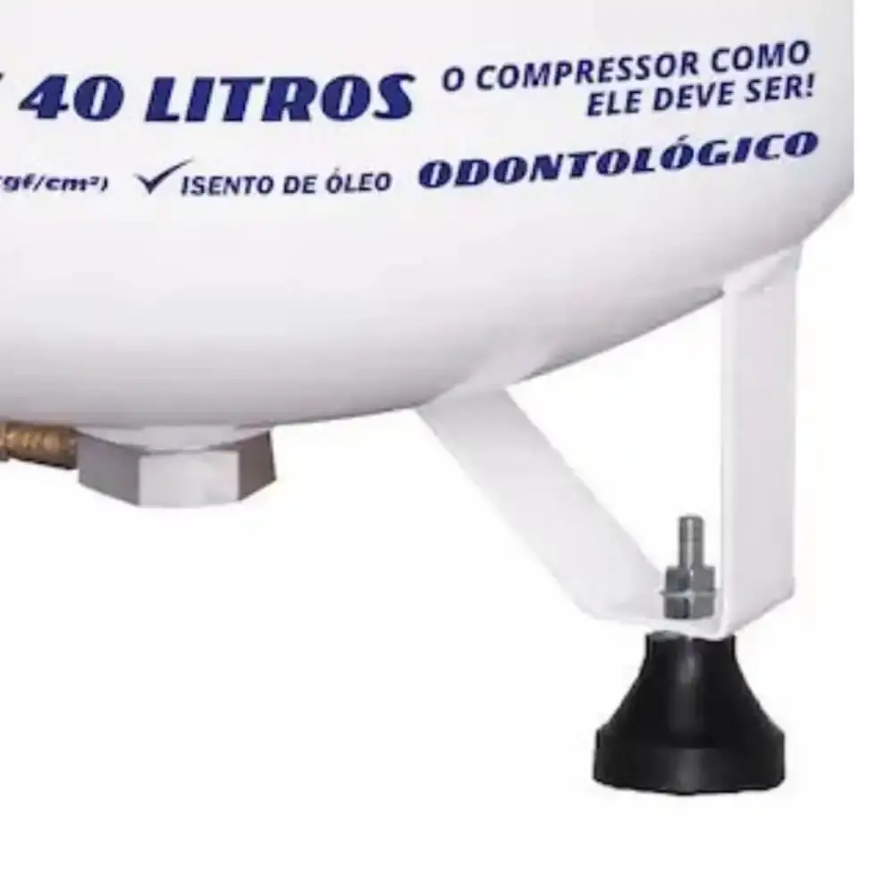 Compressor odontológico 5,2 pés 40 litros sem óleo MC 5 BPO RV Chiaperini 110 V — fotografia 8