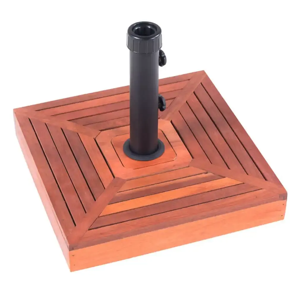 Base em Madeira para Ombrellone 25 KG Haste até 38 MM 16400 BEL — fotografia de referência