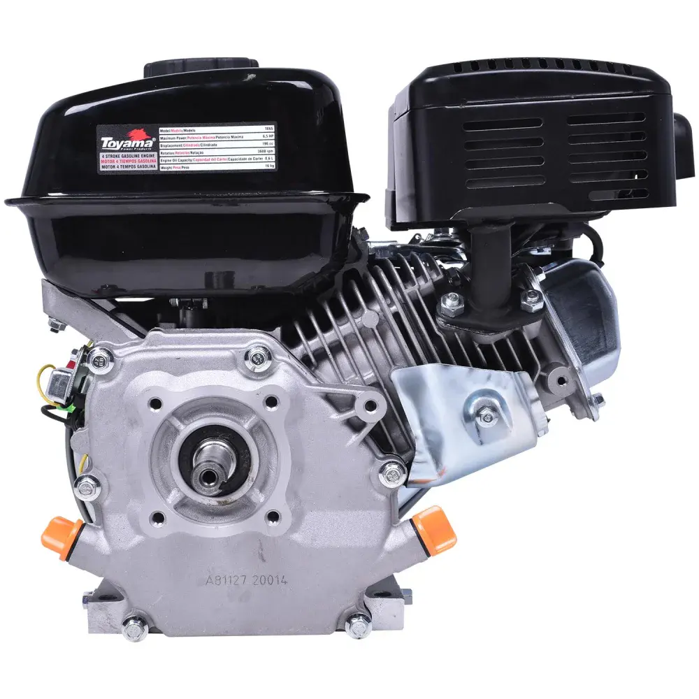 Motor a gasolina 6,5HP com partida manual da Toyama — fotografia 3