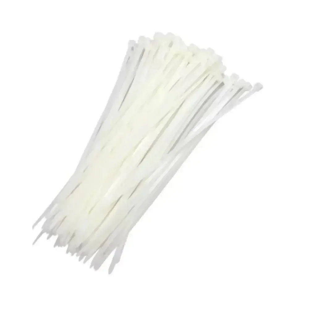 Abraçadeira de nylon 4,8X250MM branca 100 peç Worker — fotografia 3