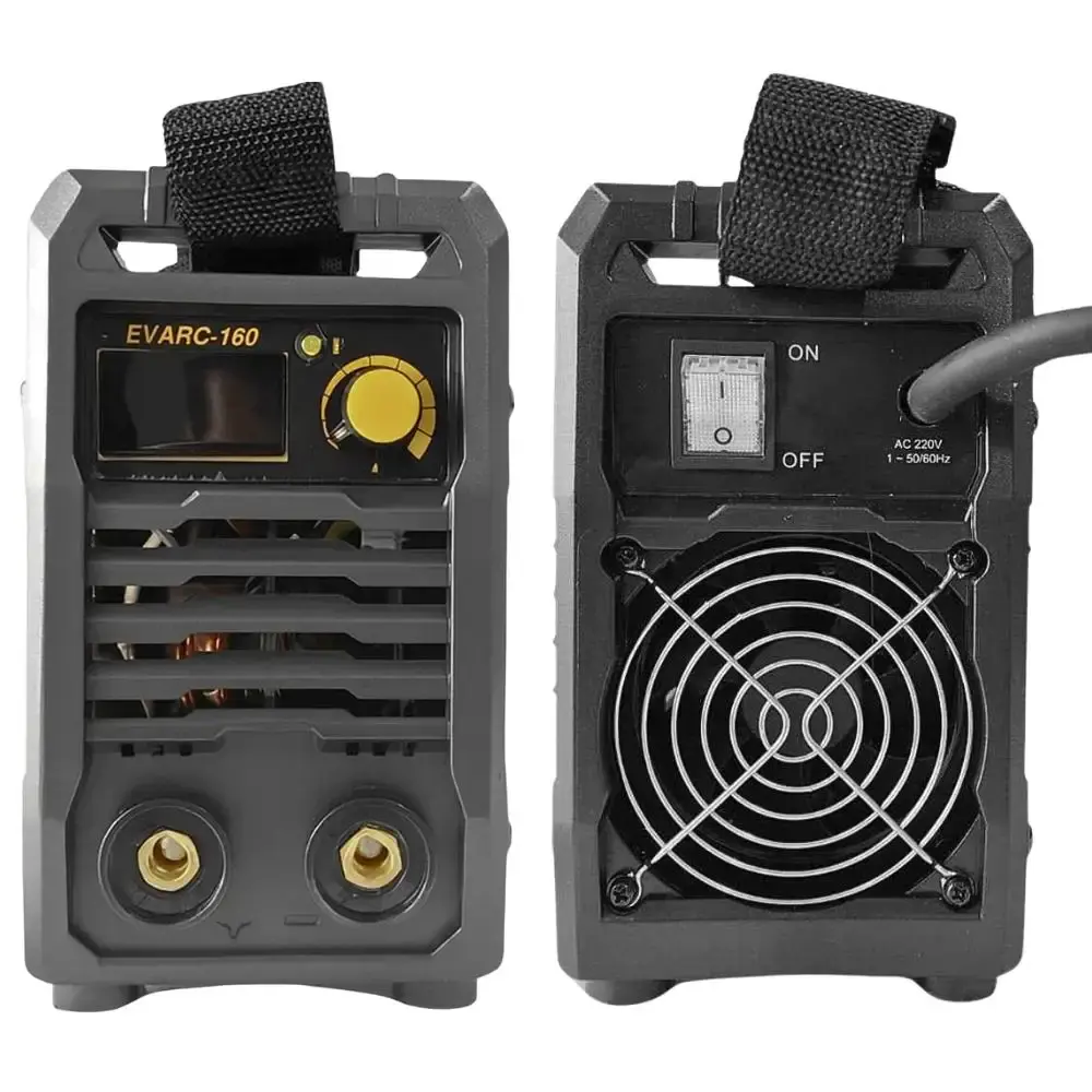 Máquina solda inversora mma/tig 160A 220V EVARC-160 com máscara automática EVF1020 Evald — fotografia 5