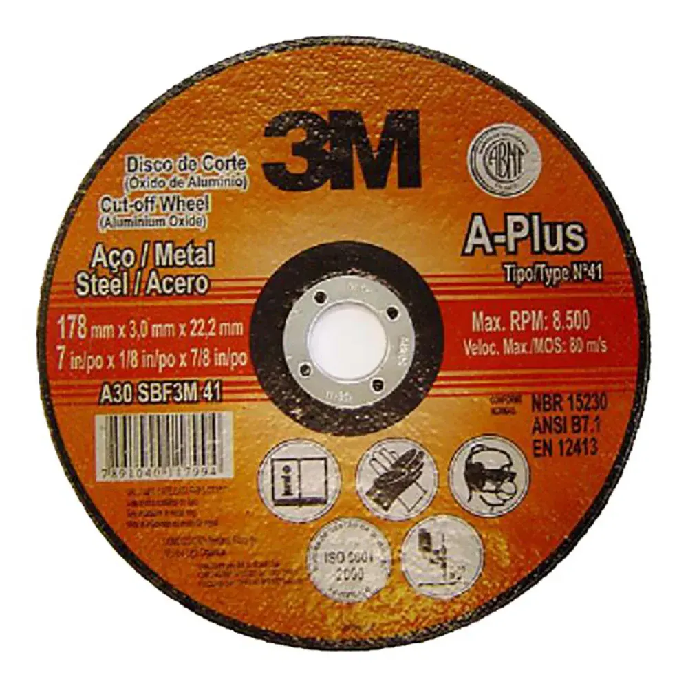 Disco de corte a-plus 178X3,0MM 3M — fotografia de referência