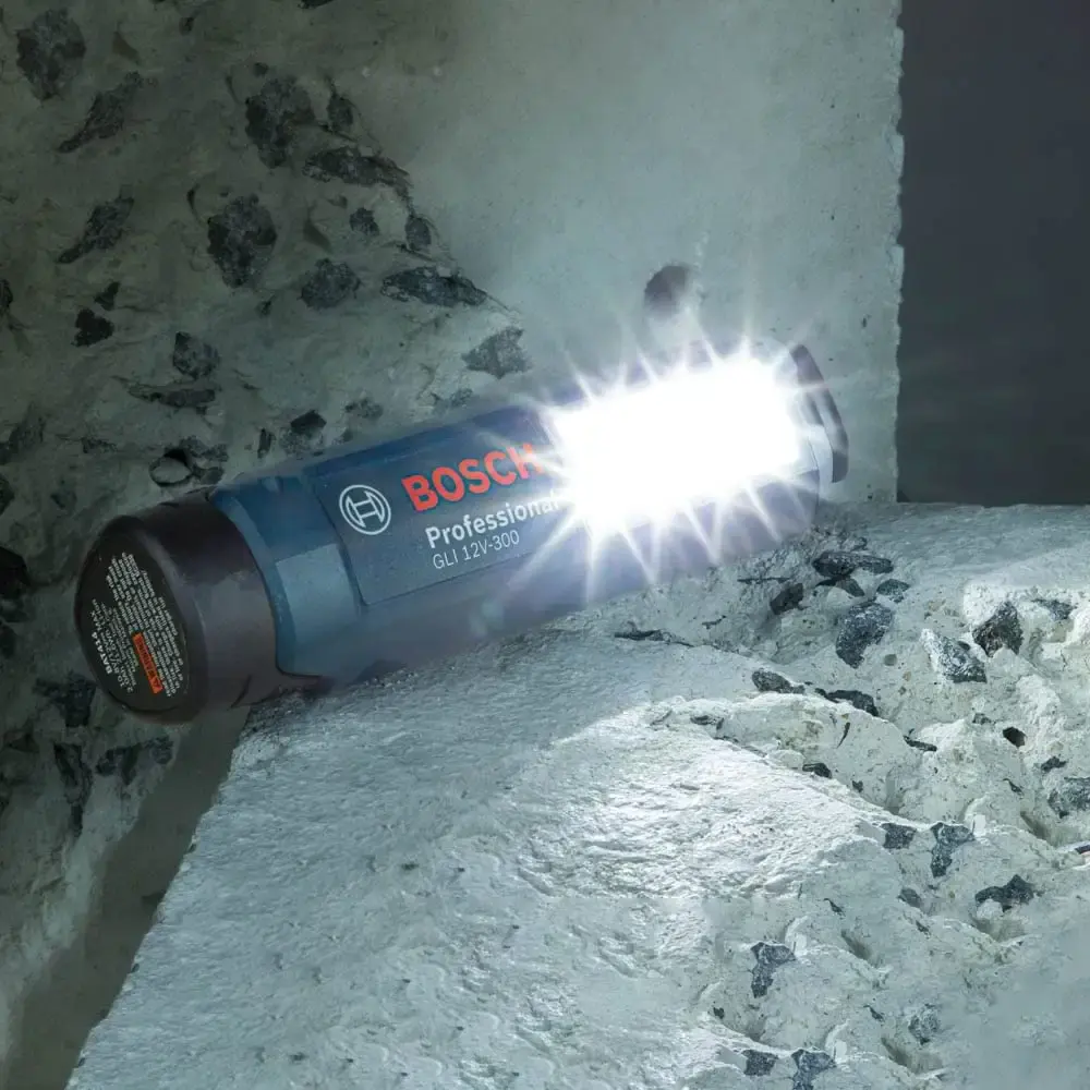 Lanterna LED à bateria 300 lumens sem bateria GLI 12V-300 Bosch — fotografia 7