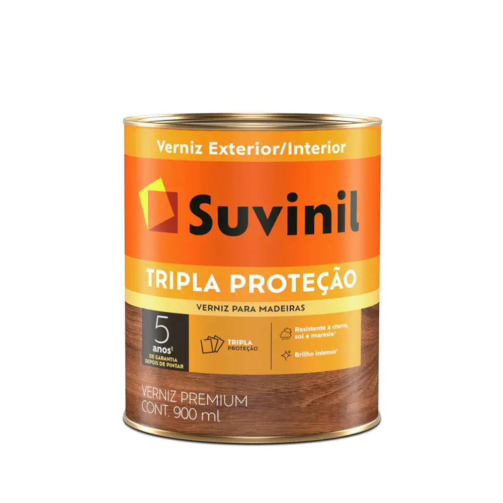 Verniz tripla proteção e fosco natural 900ML Suvinil
