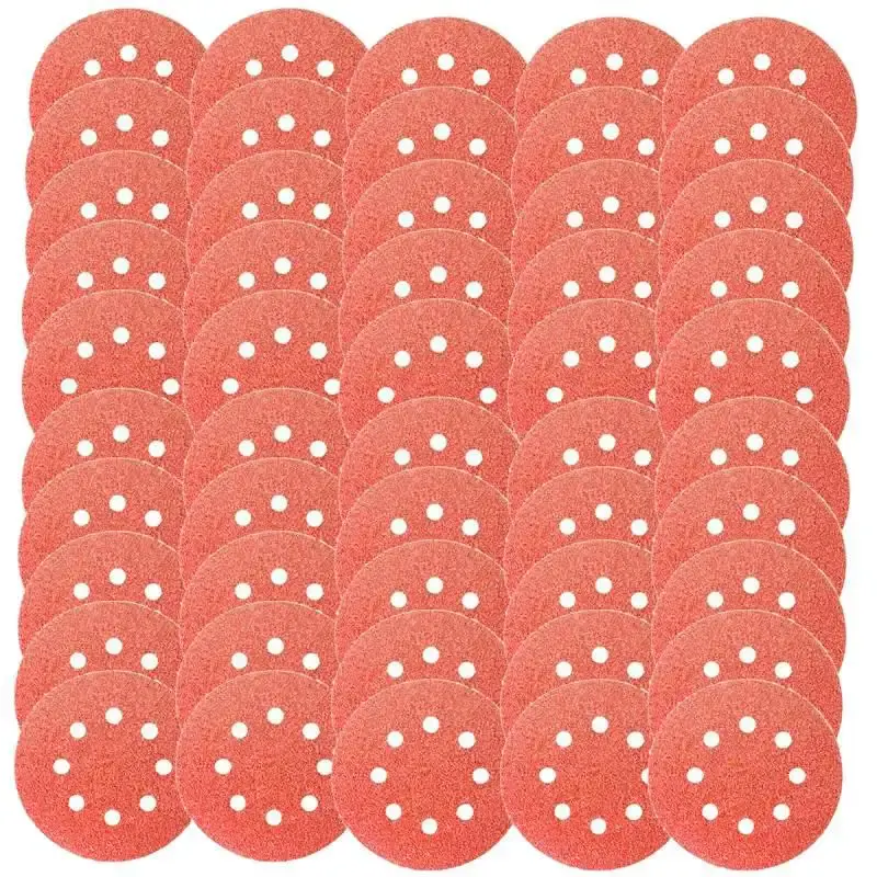 Disco de Lixa 5 POL c/ Velcro Grana 100 com 50 Unidades MTX
