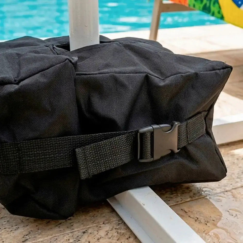 Base para ombrellone 35KG bolsa quadrada para areia 46X46X15CM casa LYS — fotografia 5