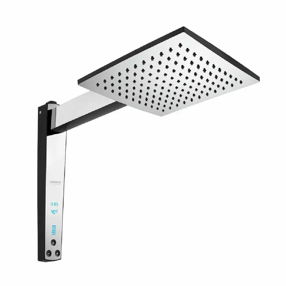 Chuveiro acqua century digital 5500W 127V preto/cromado lorenzetti Lorenzetti Duchas