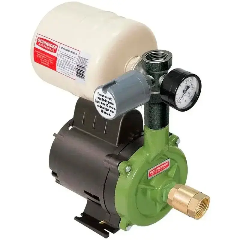 Bomba pressurizadora residencial 1/2 CV mono 220V TAP-02 c | BCR-2000 Schneider 220 V