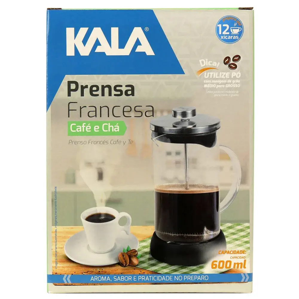 Cafeteira prensa francesa 600ML Kala