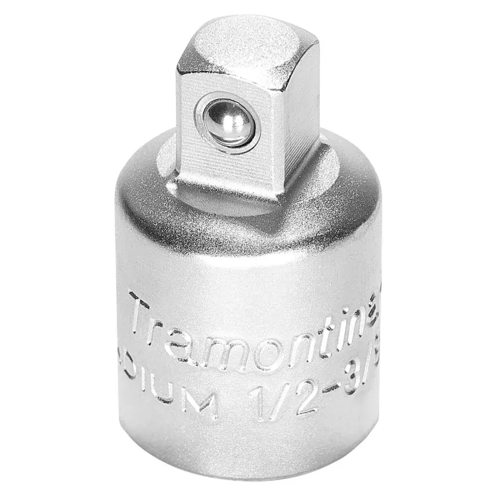 Adaptador em aço cromo vanádio - encaixe 1/2 f x 3/8 m Tramontina 44848101 — fotografia de referência