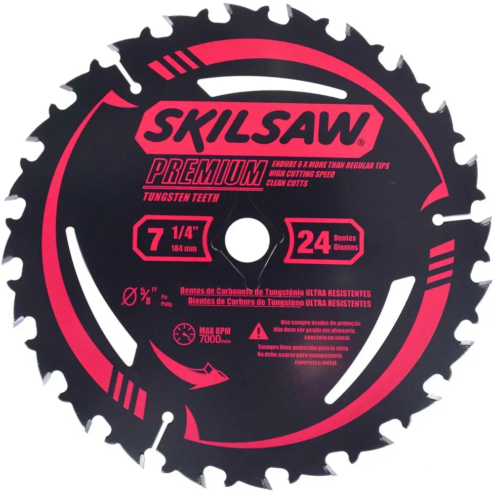 Serra circular 7.1/4 1400 watts 5402 Skil - 220 volts — fotografia 6