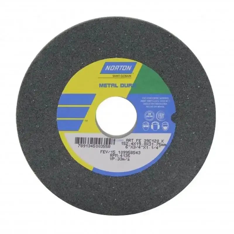 Rebolo de Widea 6 x 3/4 x 1.1/4 POL GC 80 66243464668 NORTON — fotografia 3