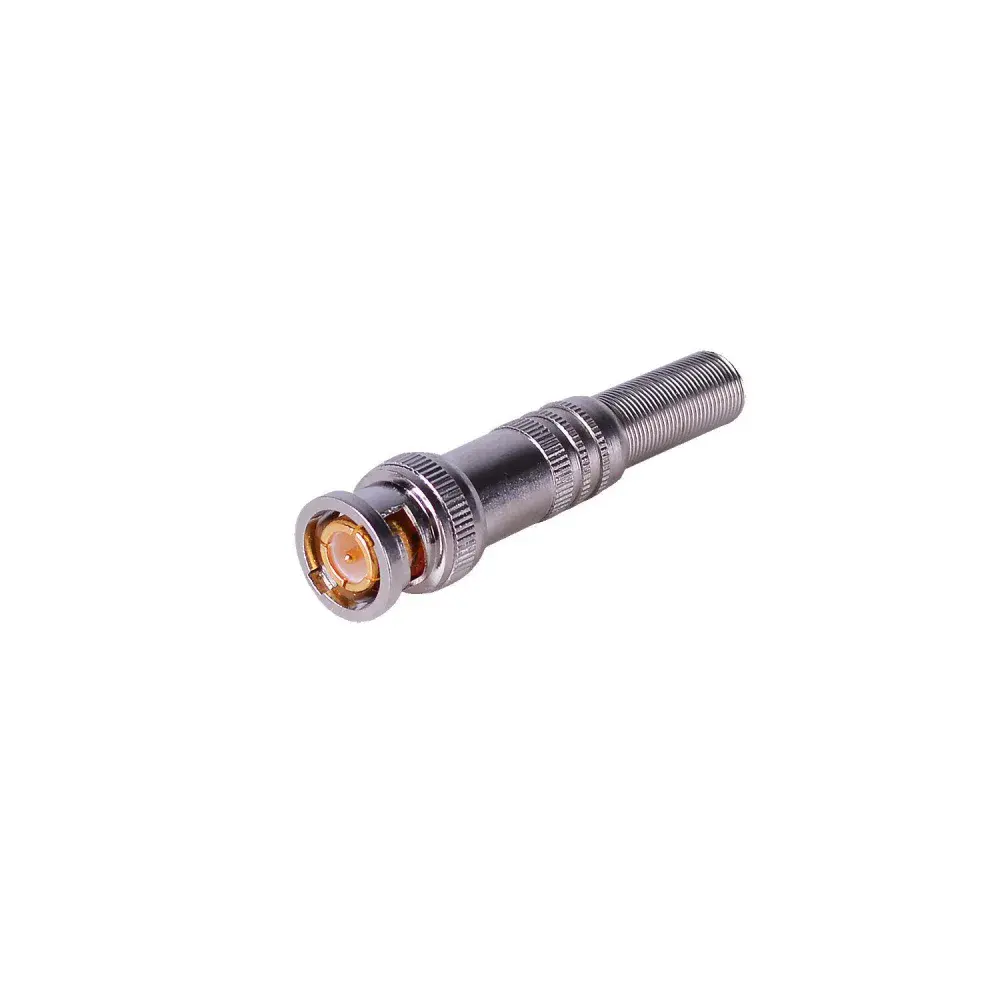 Conector bnc para cabo coaxial união parafusado Segurimax — fotografia 4
