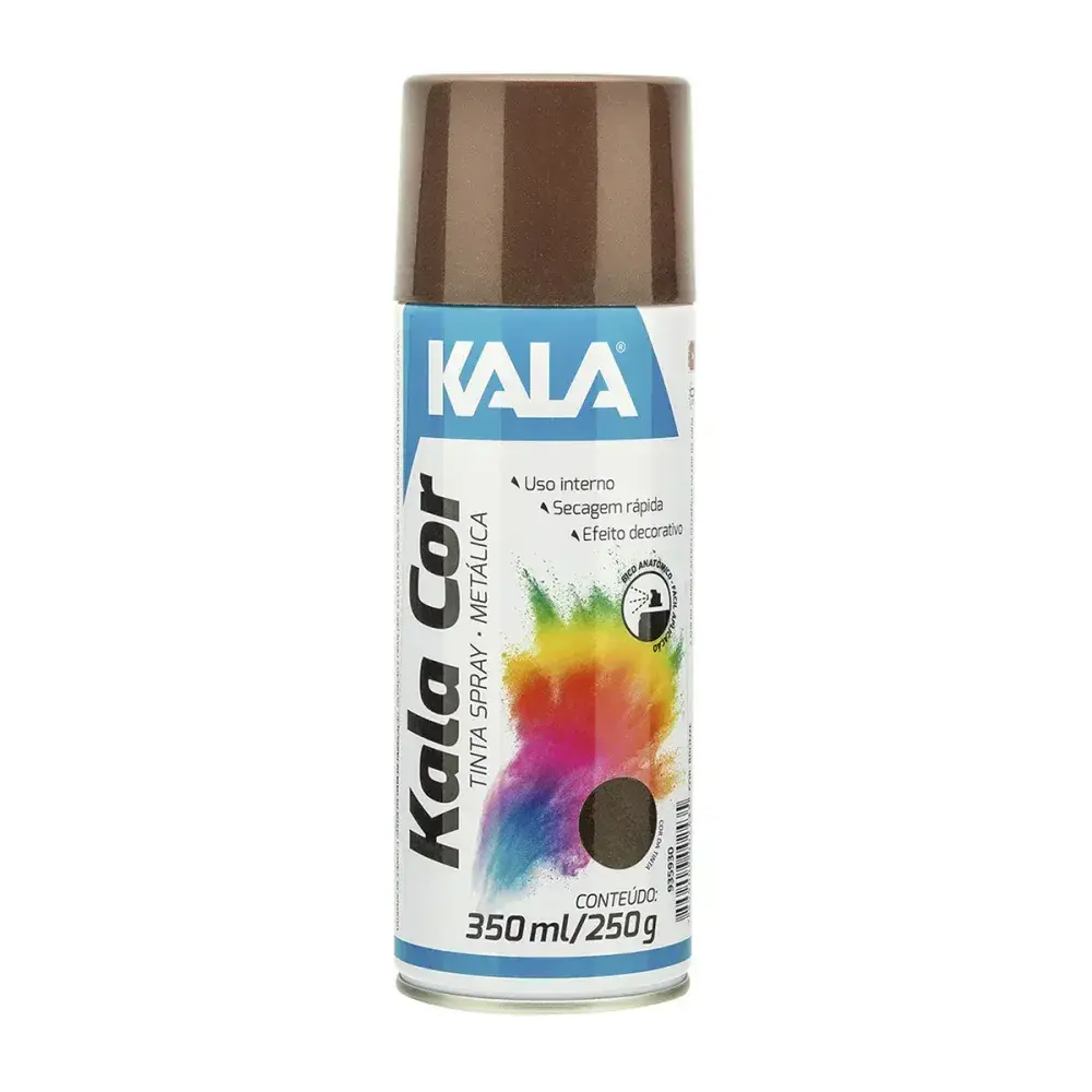 Tinta spray metálico Kala bronze 350ML — fotografia 2