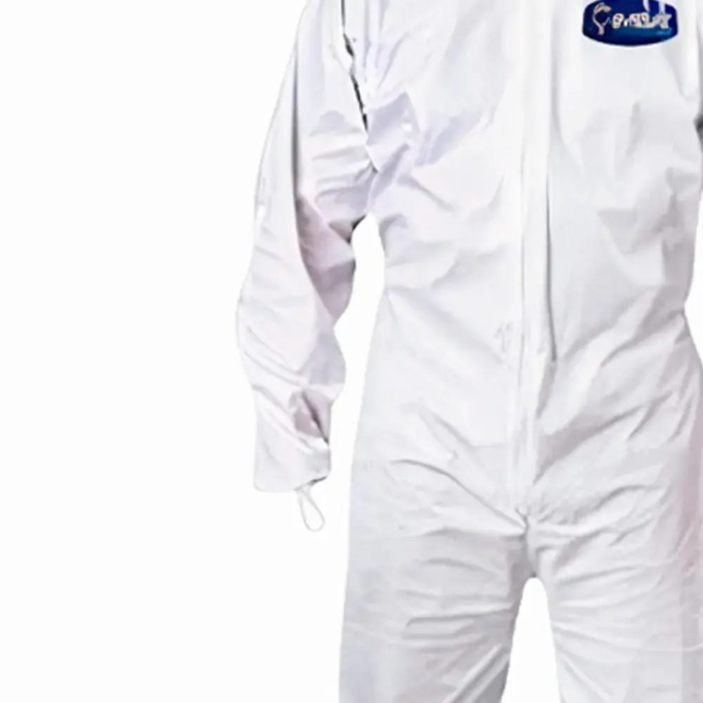 Kit 3 macacões de proteção química branco TAM XG mc-br-xg Imbat — fotografia 7