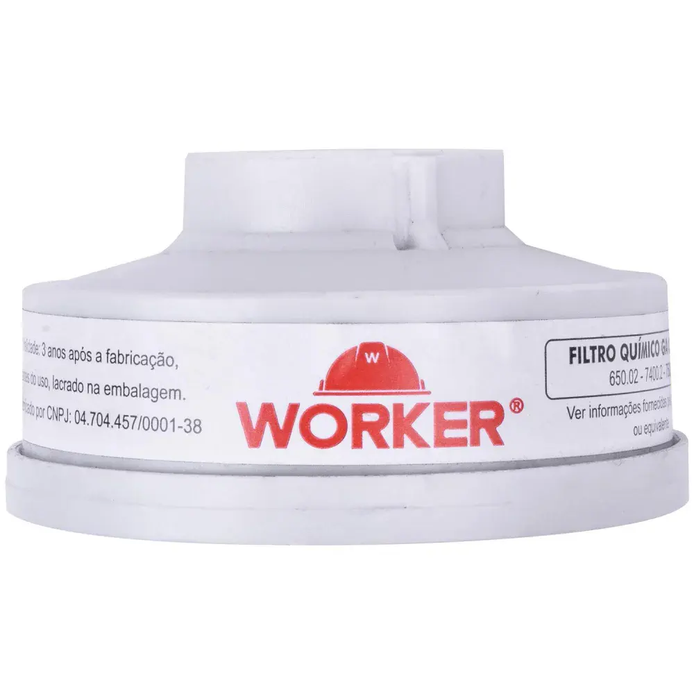 Filtro para máscara de gases ácidos 2 peç Worker — fotografia 4