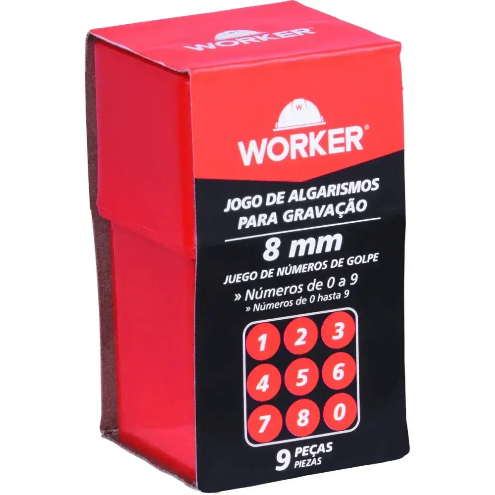 Jogo de algarismo para gravação 8MM Worker — fotografia 9