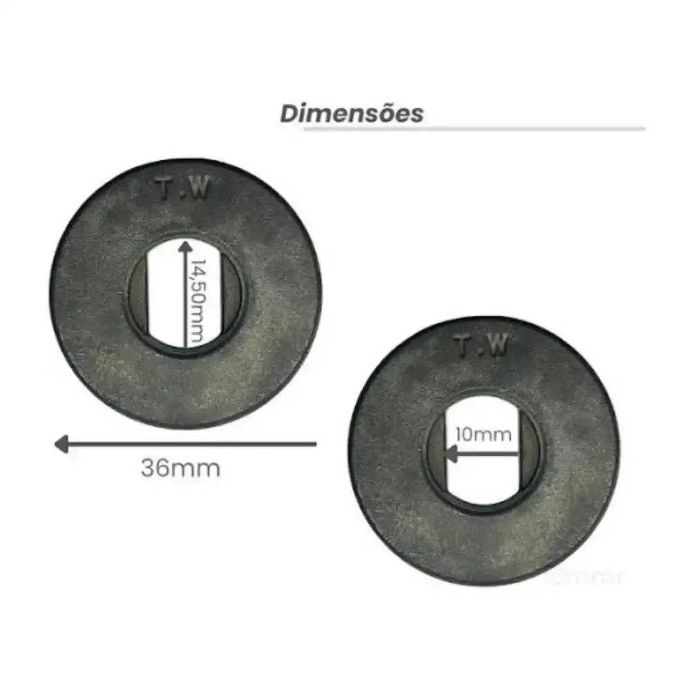 Flange interna para serra mármore 4100NH3 224080-4 Makita — fotografia 4