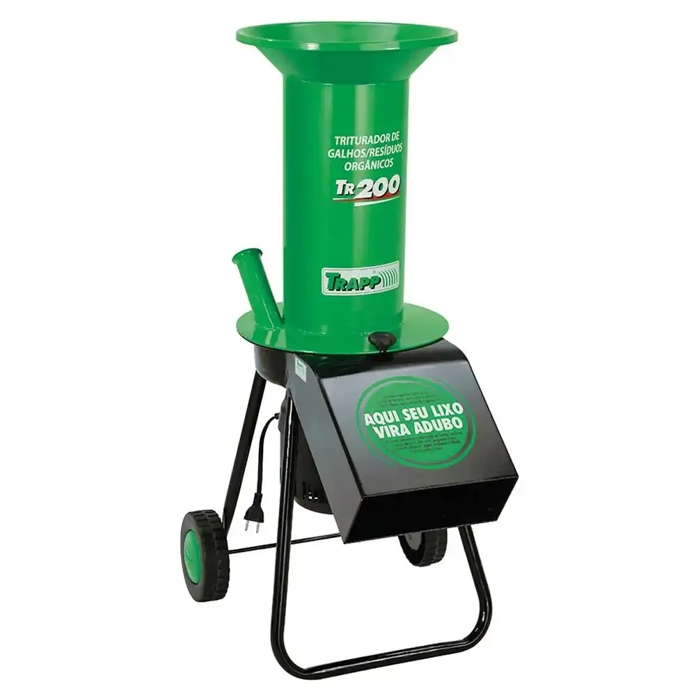 Triturador TR-200 orgânico com motor 1.5HP monofásico Trapp