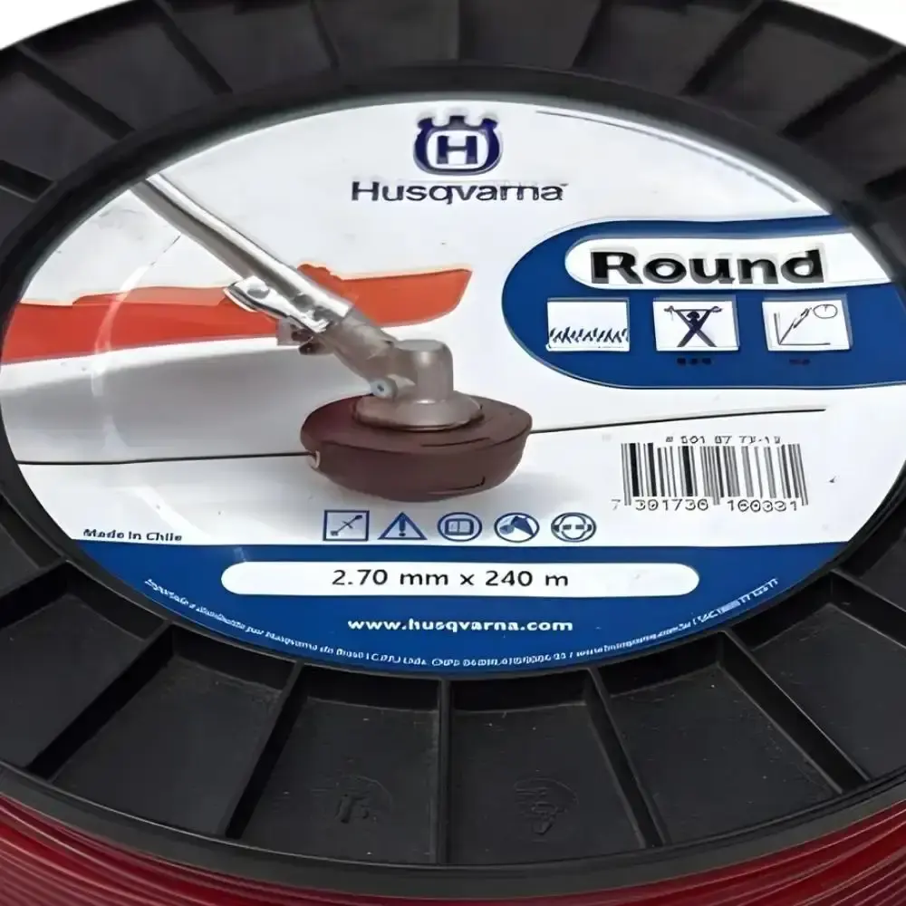 Fio de Nylon 2,7 MM x 240 Metros Redondo HUSQVARNA — fotografia 3