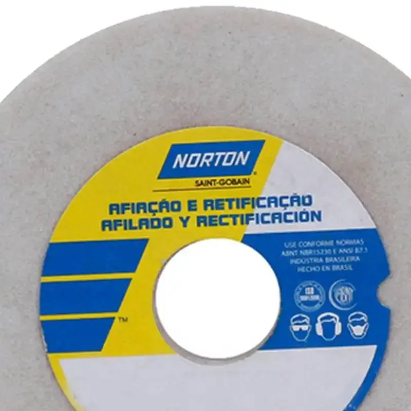 Rebolo Branco 6 x 1 x 1.1/4 POL AA 60 66243464697 NORTON — fotografia 3