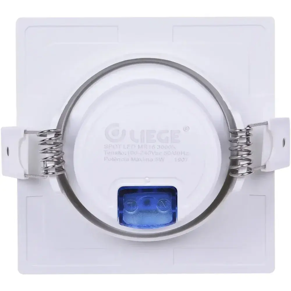 Spot led MR16 embutir quadrada 5W Liege — fotografia 9
