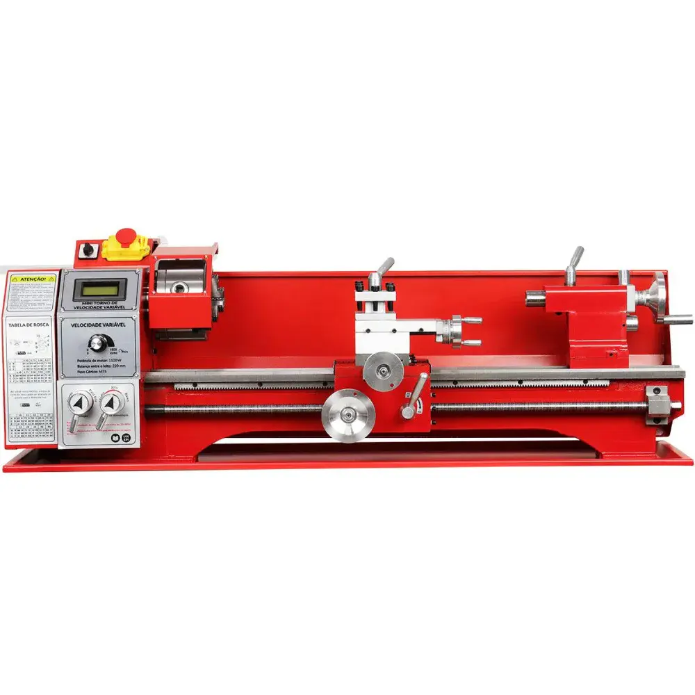 Torno mecânico motor brushless 600MM 1100W 220V Bumafer