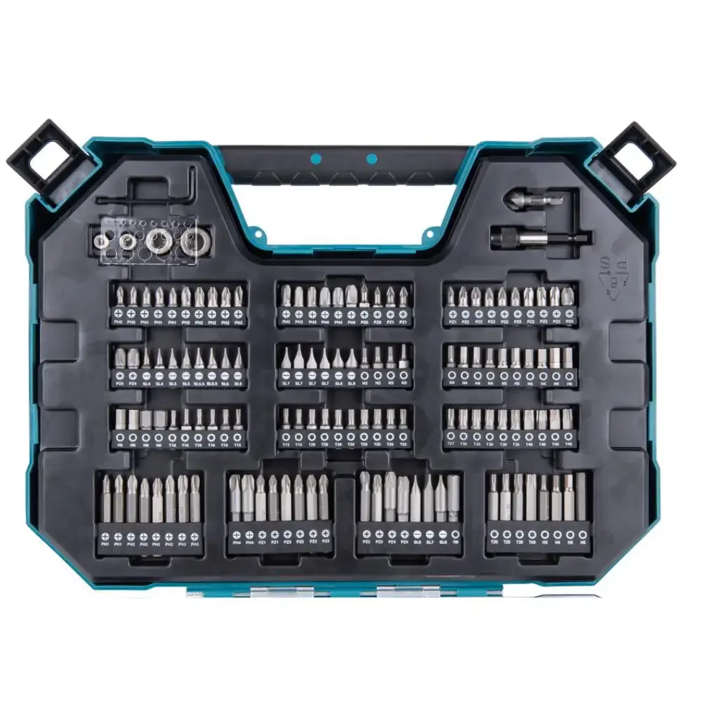 Kit de acessórios maccess com 200 peças E-22610 Makita — fotografia 7