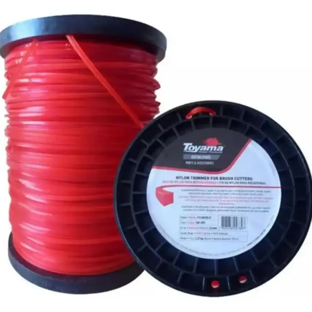 Fio de nylon 3 MM redondo para roçadeira bobina 2,268 KG Toyama — fotografia 4