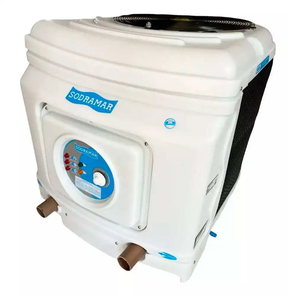Aquecedor Trocador Calor SD-130 Titânio 220V Trifásico e Comando Digital Piscinas até 122.000L SODRAMAR — fotografia 3