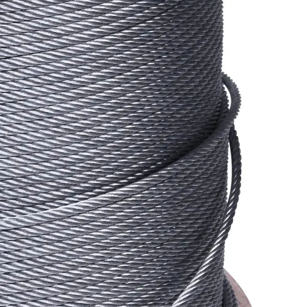 Cabo de aço 6X19 5/32 galvanizado 500M 4,00MM worker Acerosid — fotografia 9