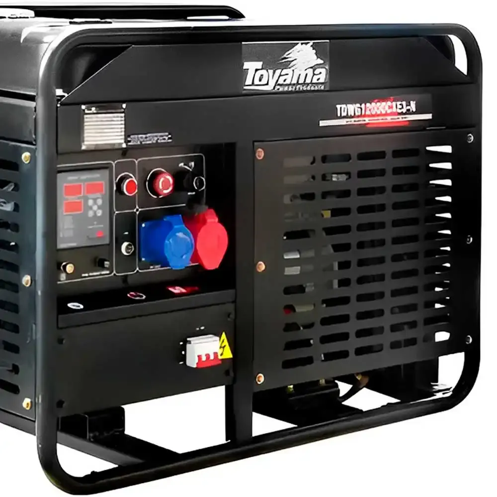 Gerador diesel 12,5KVA trifásico 380V TDWG12000CXE3-N Toyama — fotografia 5