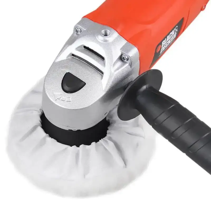 Politriz profissional 5 pol 600W com maleta plástica WP600K black & decker 110 V — fotografia 3