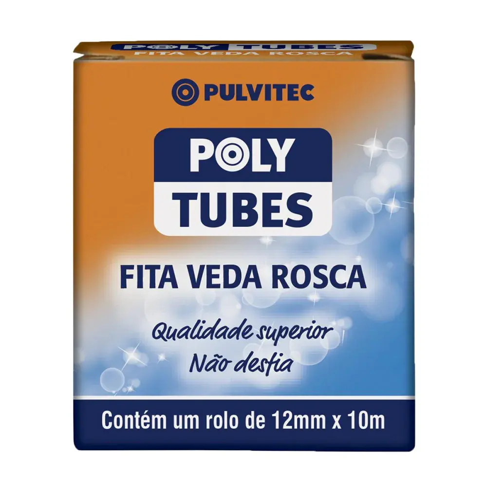 Fita veda rosca Pulvitec 12MMX10M polytubes