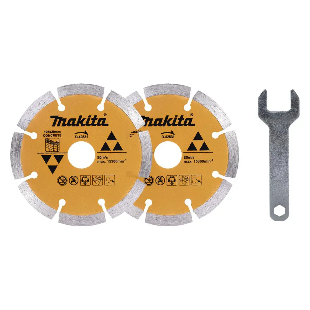 Serra mármore elétrica 4100NH3ZX2 2 discos 110MM Makita — fotografia 4