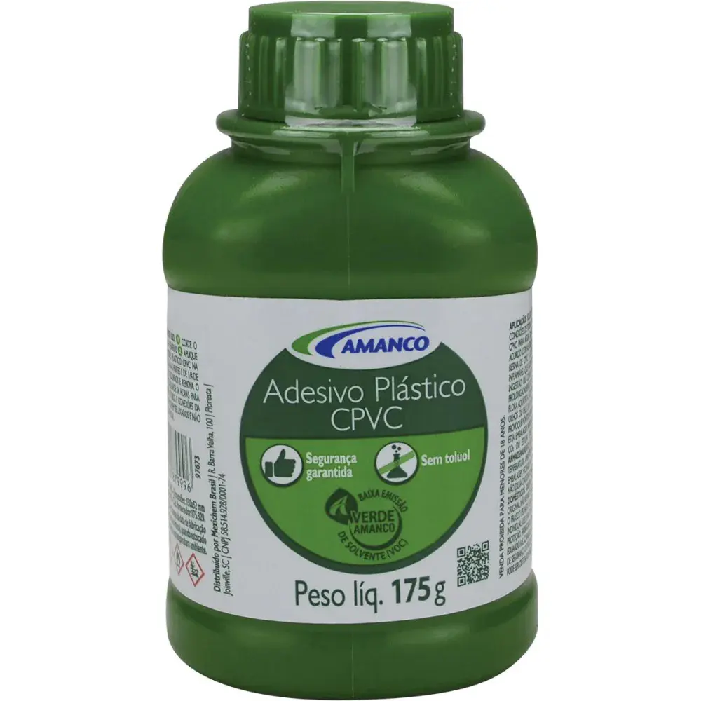 Adesivo cpvc frasco Amanco pincel 175GR