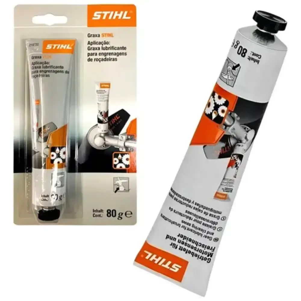 Tubo de graxa multiuso 80 gramas para podadores e motosserras Stihl — fotografia 4