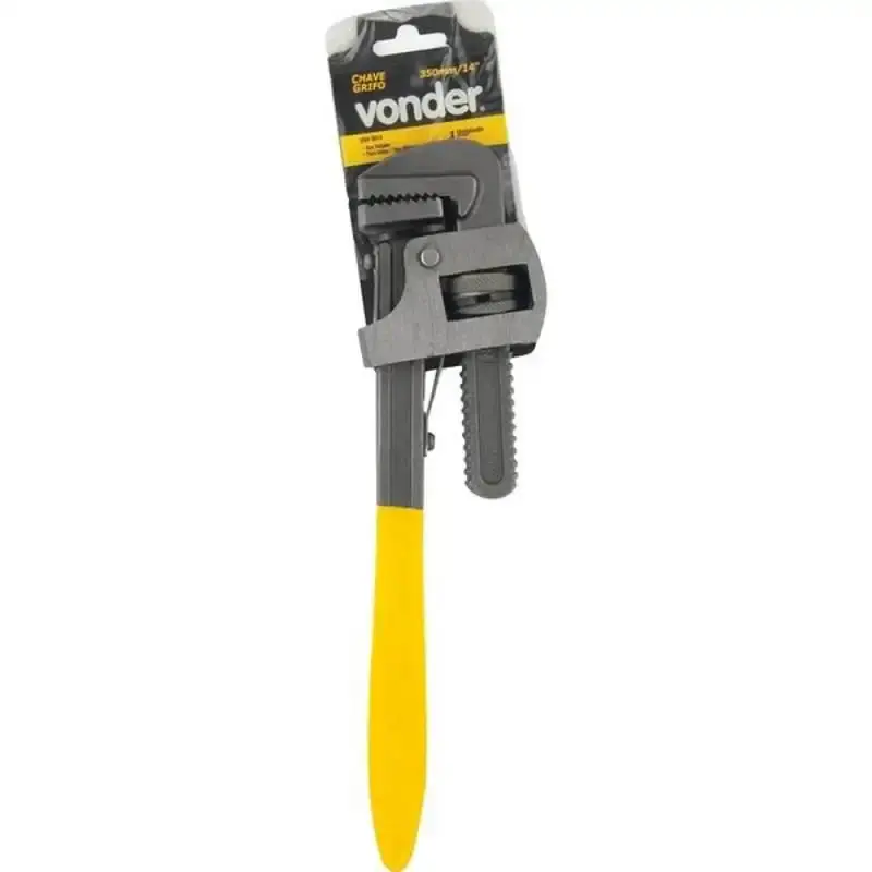 Chave grifo 14 POL 350 MM tipo stillson encartelada Vonder — fotografia 3