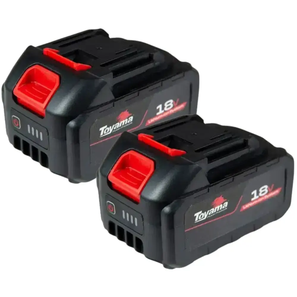 Soprador de folhas a bateria 18V 400CFM com 2 baterias TBT18+18ABL400-K Toyama — fotografia 8