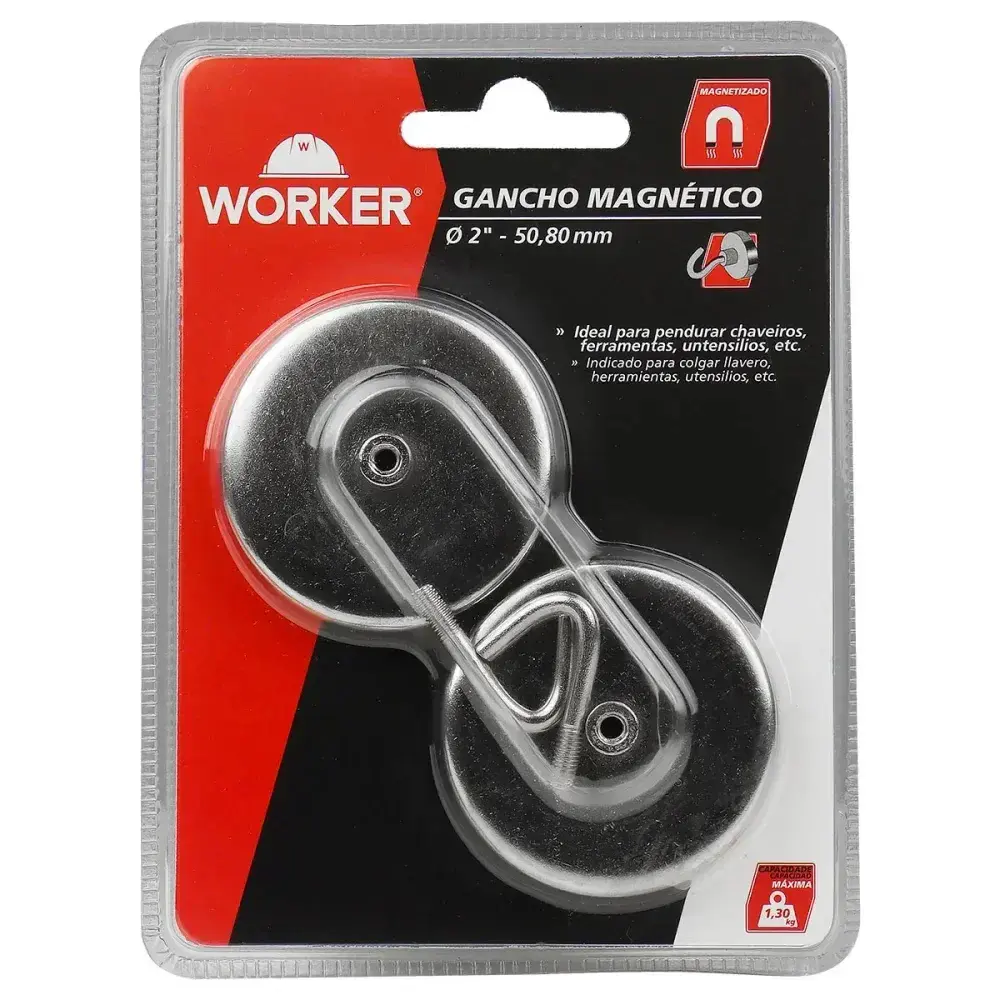 Gancho metálico em aço carbono 2 Worker — fotografia 10