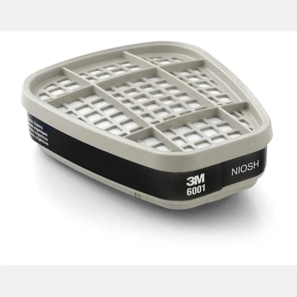 Cartucho químico 6001 para vapores orgânicos 3M — fotografia de referência